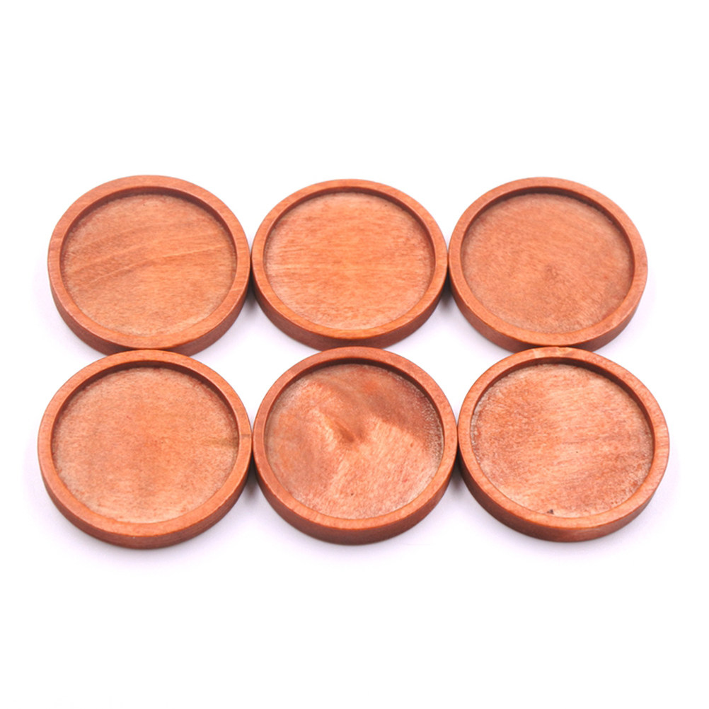 Resin Crafts Diy - 20 buah wadah perhiasan kayu berbentuk