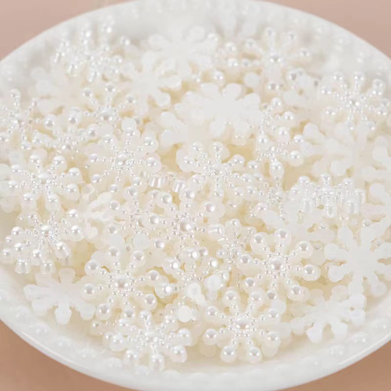 Resin Craft Ideas - 100 buah hiasan berbentuk kepingan salju