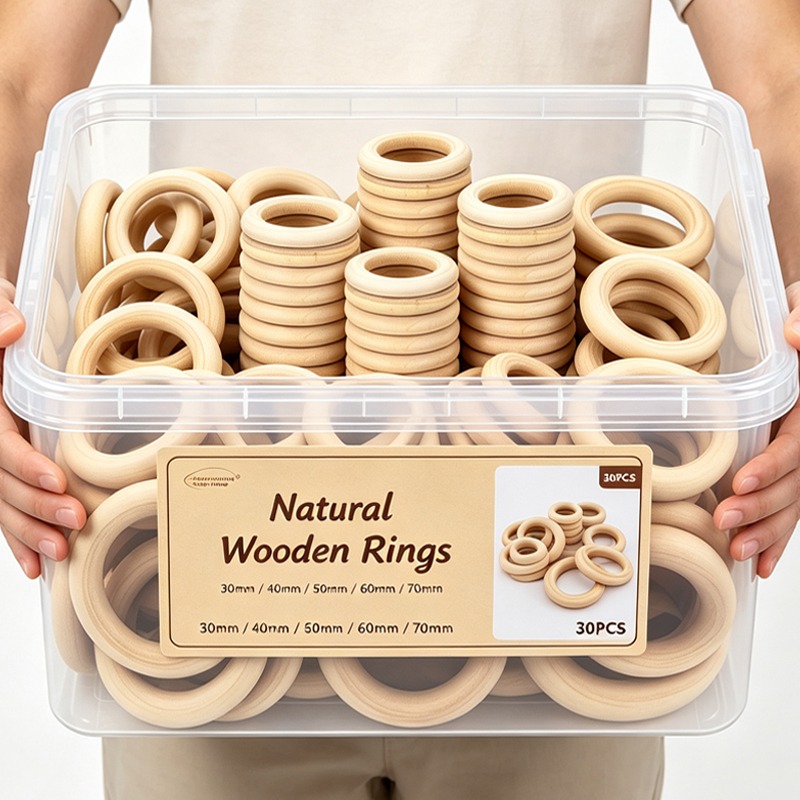 Wood Ring Blank - Cincin Kayu Belum Difinishing, Cincin Kayu