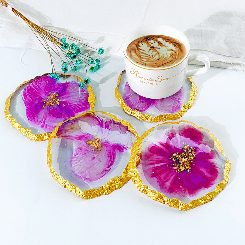 DM413 Drusy Coaster Resin ceta - Resin Craft Ideas ulasan dan harga