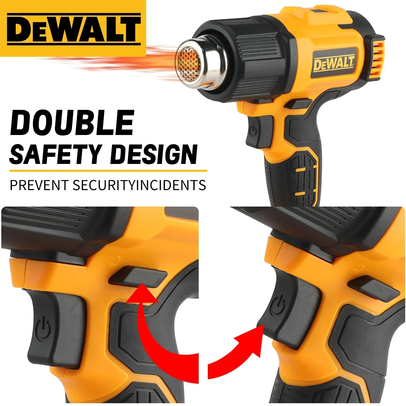 DeWALT DCE530, Pistol Pemanas  - Heat Gun Small ulasan dan harga