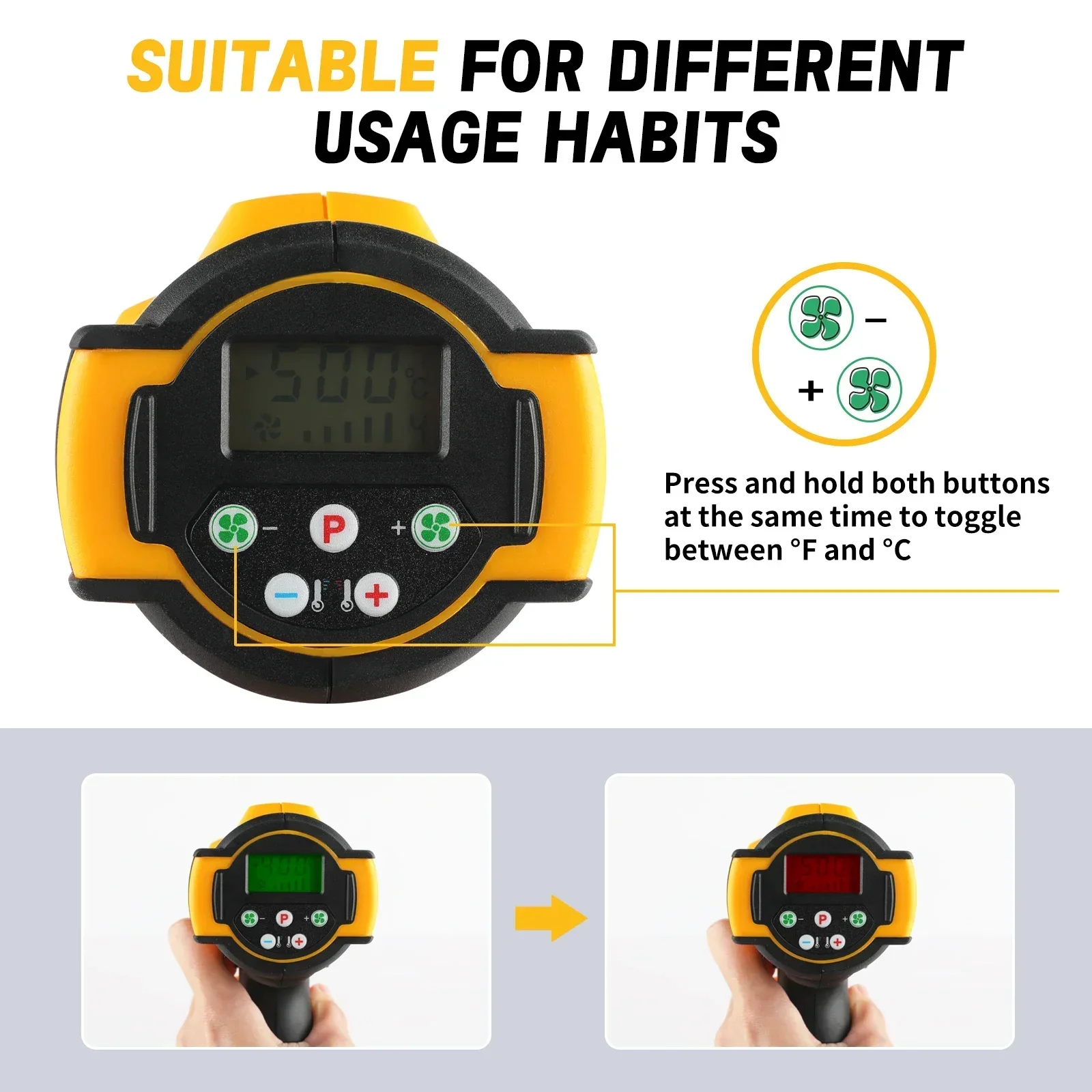 DeWALT DCE530, Pistol Pemanas  - Heat Gun Small ulasan dan harga
