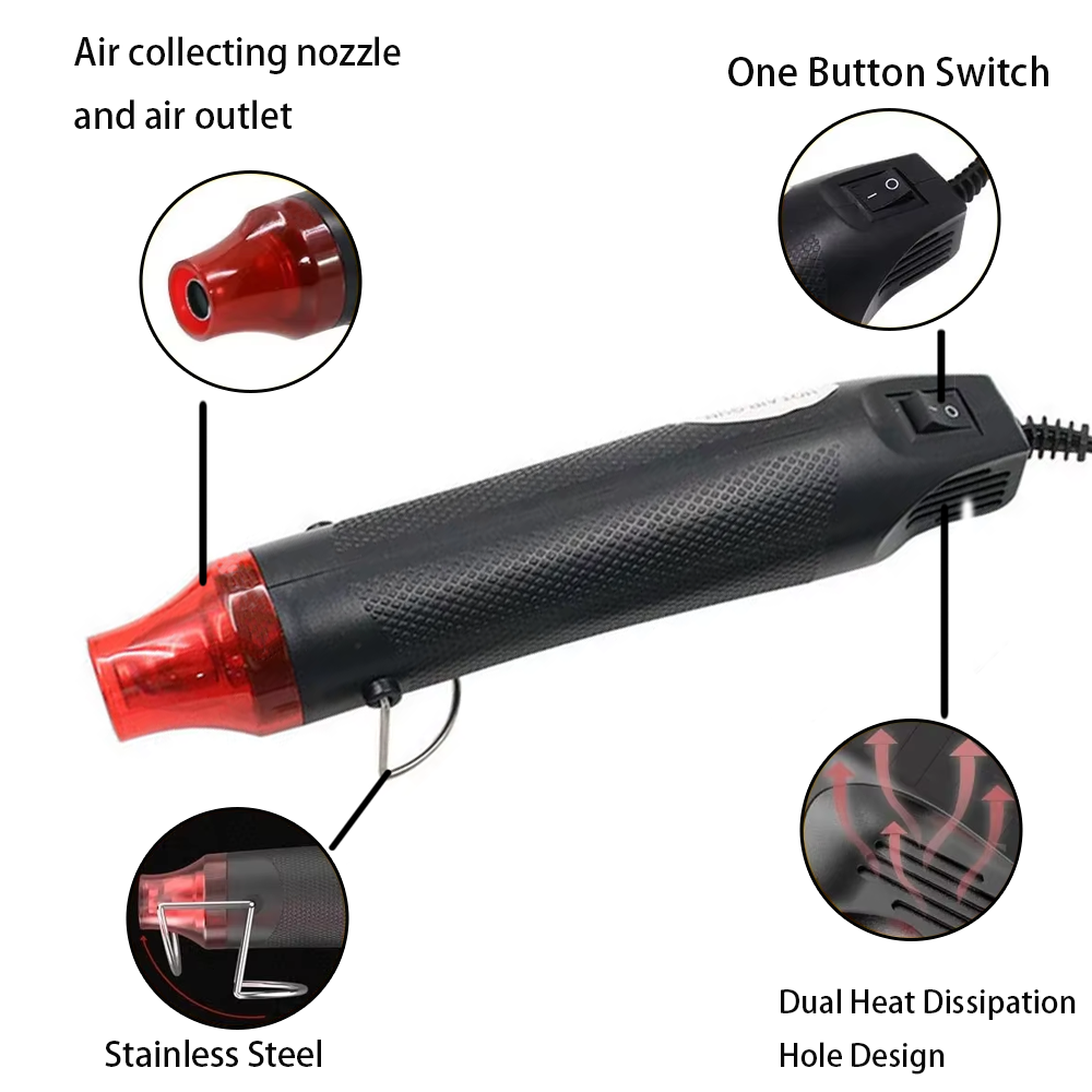 Pistol Udara Panas EU/AS, Pist - Heat Gun Small ulasan dan harga